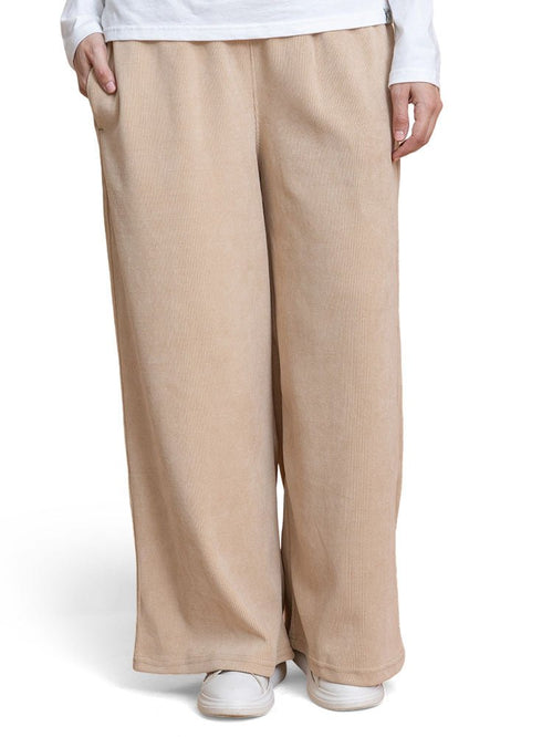 Latte Velvet Wide Leg (W) - Khotwh